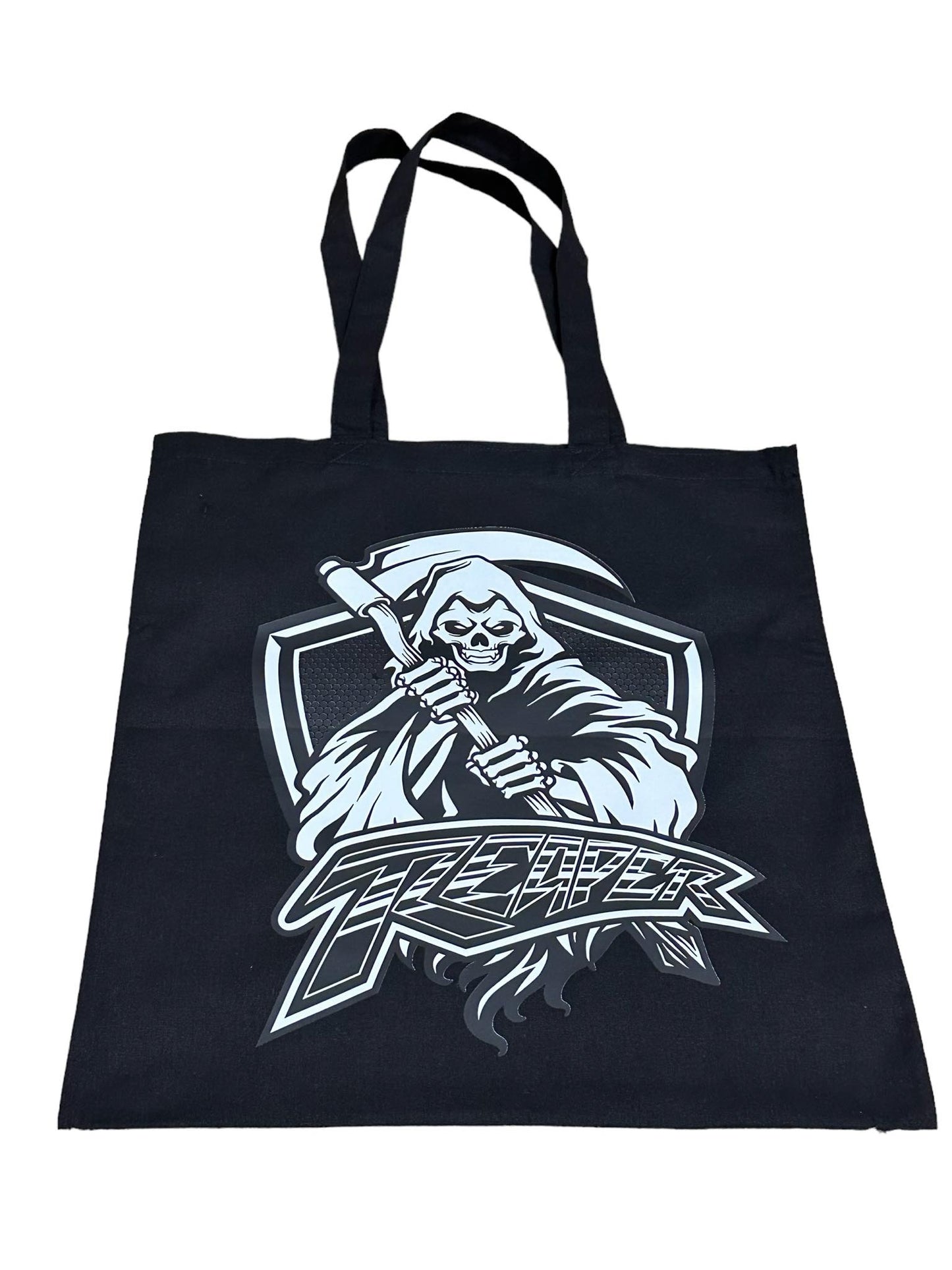 Custom Natural Canvas Shopping Bag - Reaper